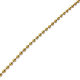 Řetěz kuličkový žlutý zinek 3,2mm