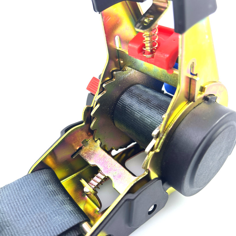 Samonavíjecí upínací pás / kurtna / s navíječem a háky 3M