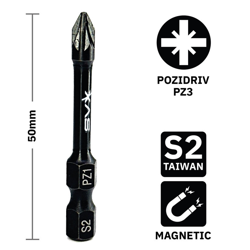 Bit magnetický PZ1x50mm