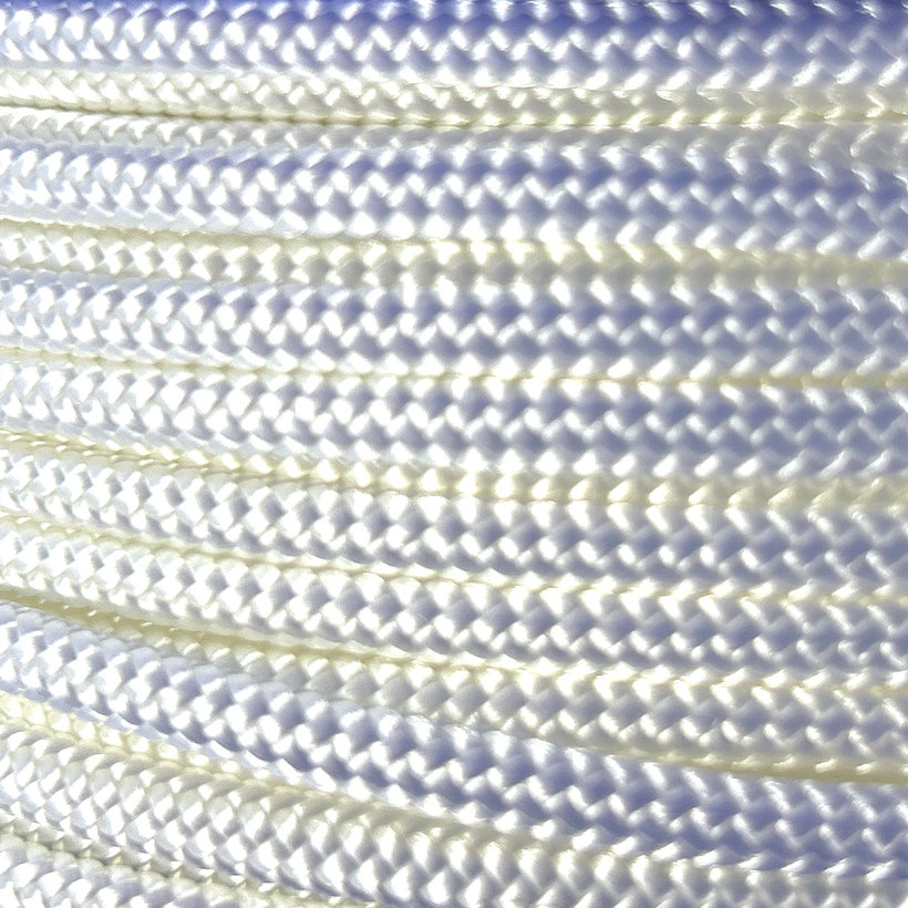 V PES lano s jádrem bílé 16pr 5mm