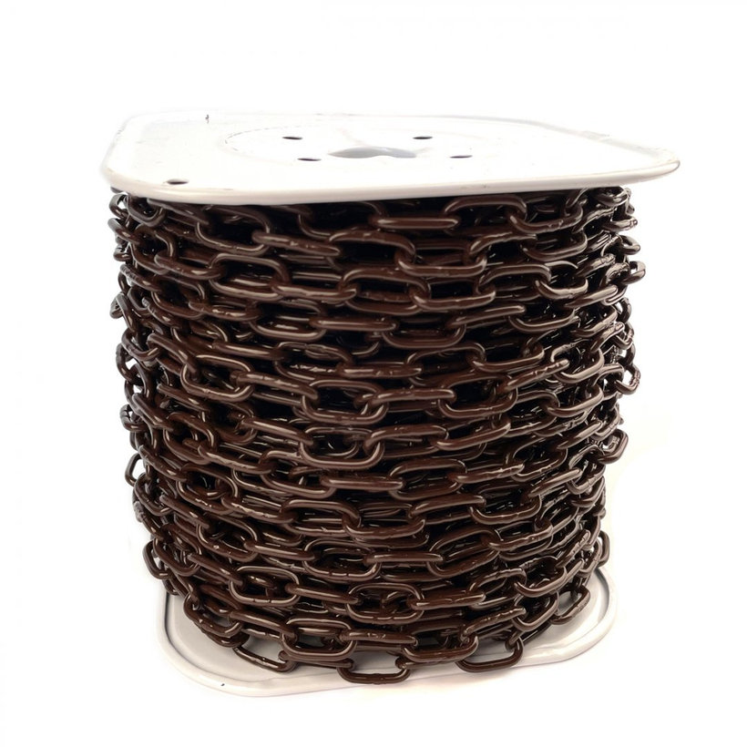 Klasický řetěz barevný na cívce/ hnědá 2,2mm