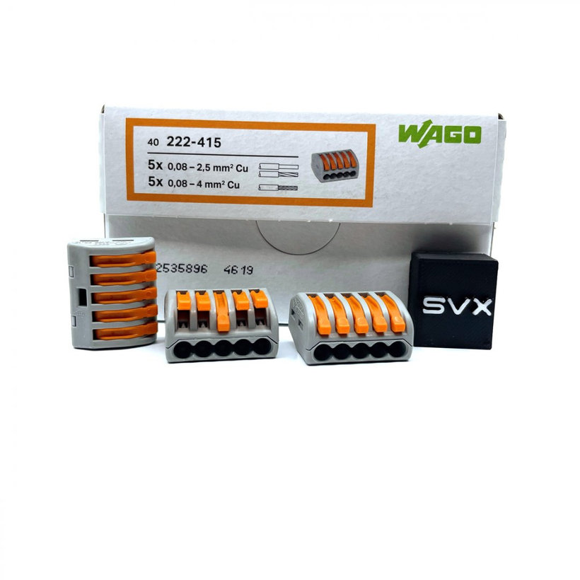 Spojovací svorka zaklapávací - 5 vodičů