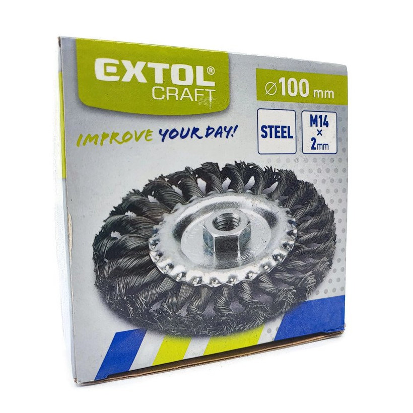 Kartáč okružní copánkový M14-100mm