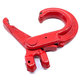 Samozajišťovací hák na řetěz s vidlicí tř 80 červený 10mm