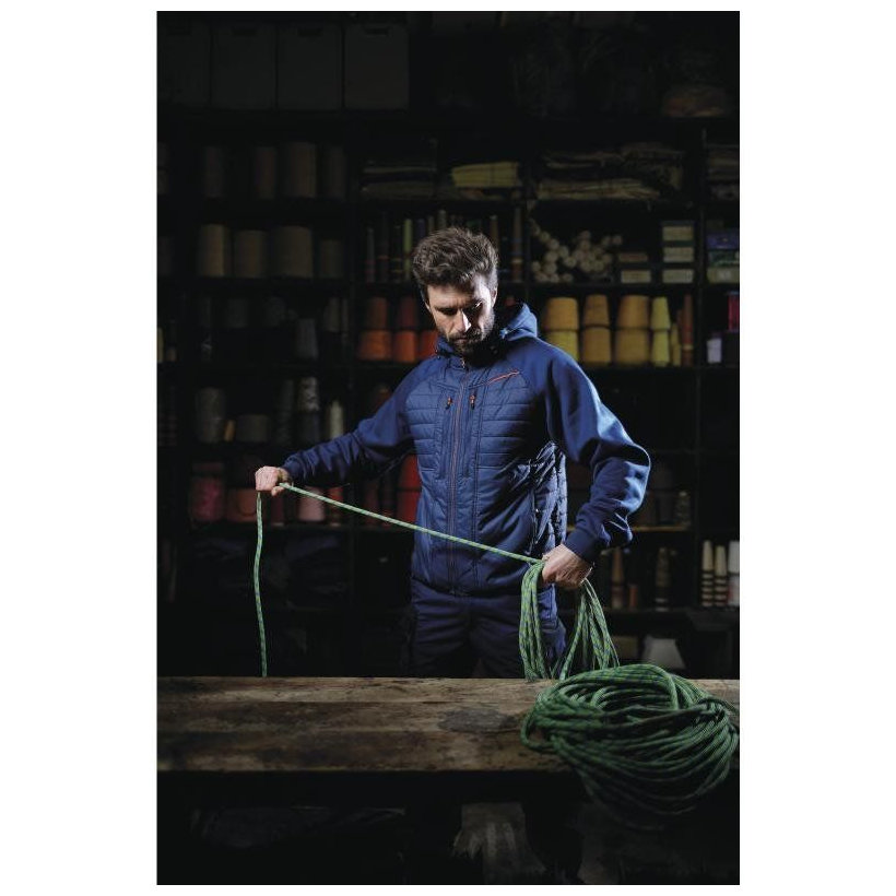 Bunda MOOVE šedo-oranžová XL