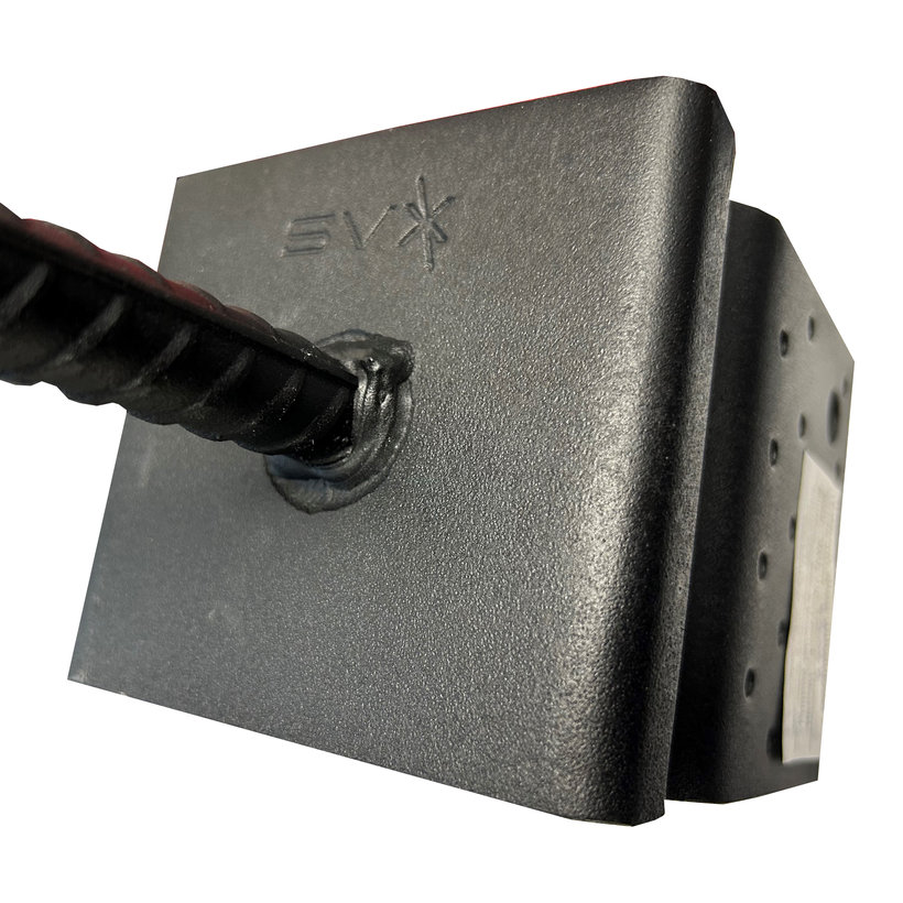 Patka s prolisem široká hlava 141x120mm černá