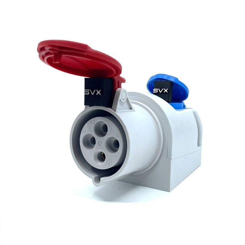 Zásuvka nástěnná IZVZ 3243 32A 4p + 230V