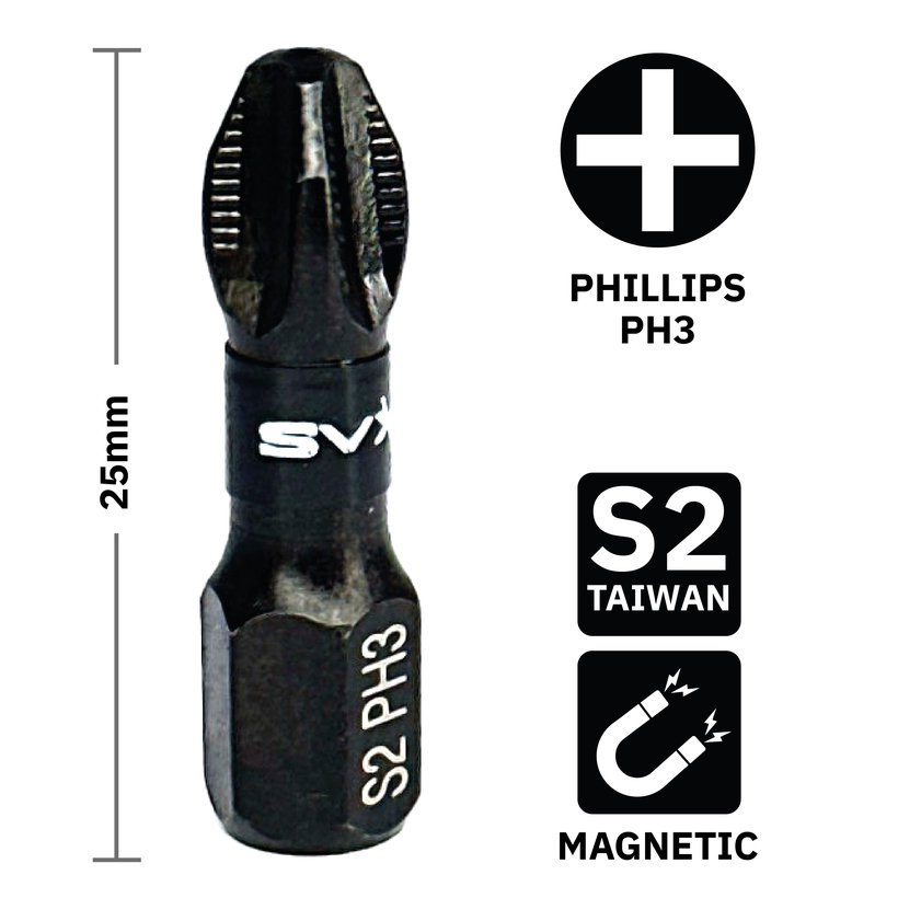 Bit magnetický PH3x25mm