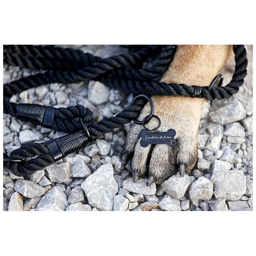 Kroužek svařovaný černý 3x20mm