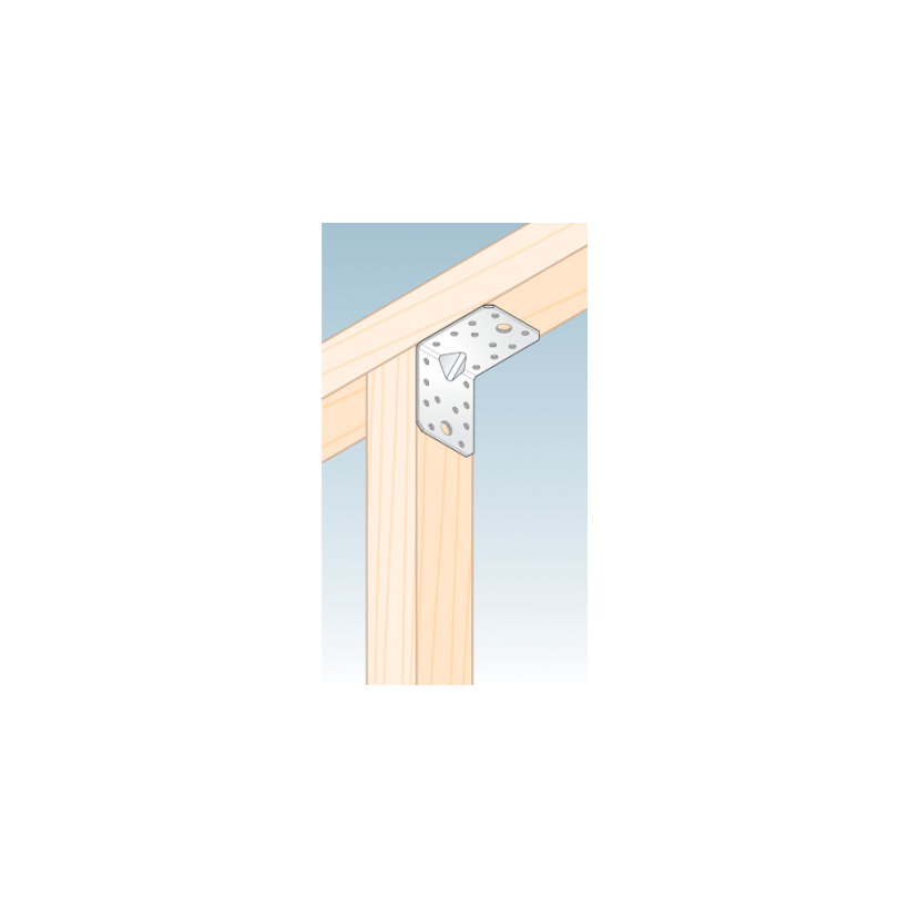 Úhelník s prolisem KP 105x105x90mm