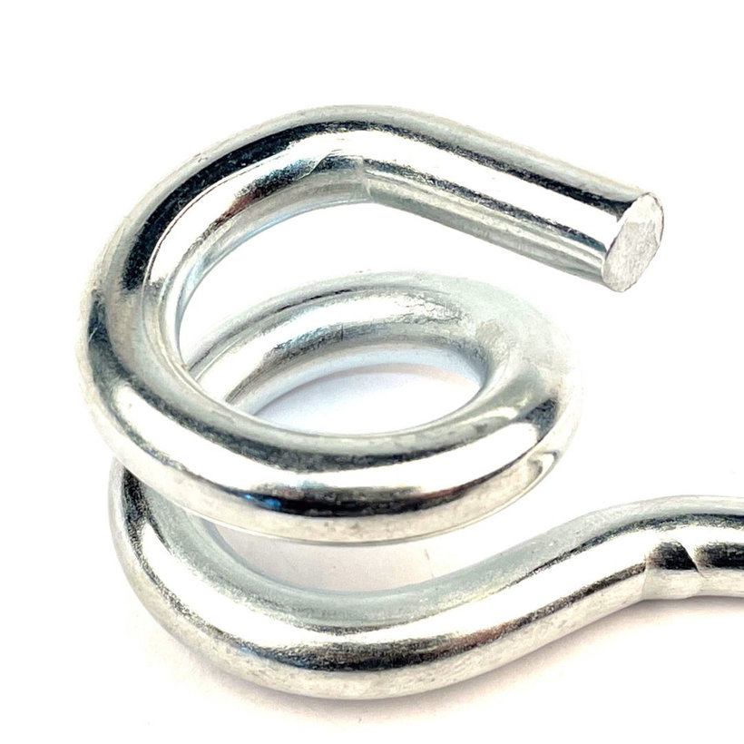 Hák houpačkový dvojitý s vrutem Zn 7,8x120mm