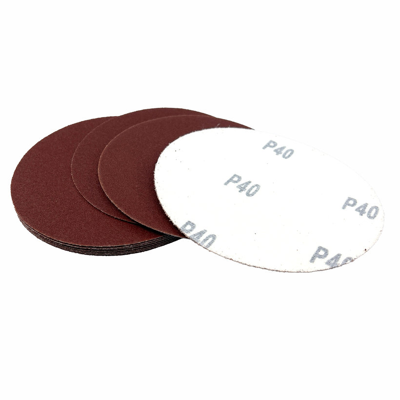 Brusný papír na suchý zip – kotouč 125 mm P40