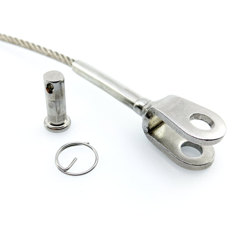 Lanová výplň zábradlí vidlice/vidlice 3mm/4m