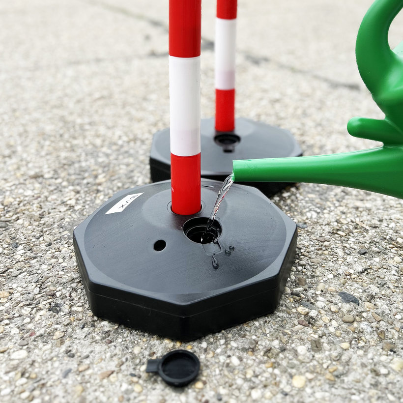 Silničářský podstavec červeno-bílý 90cm