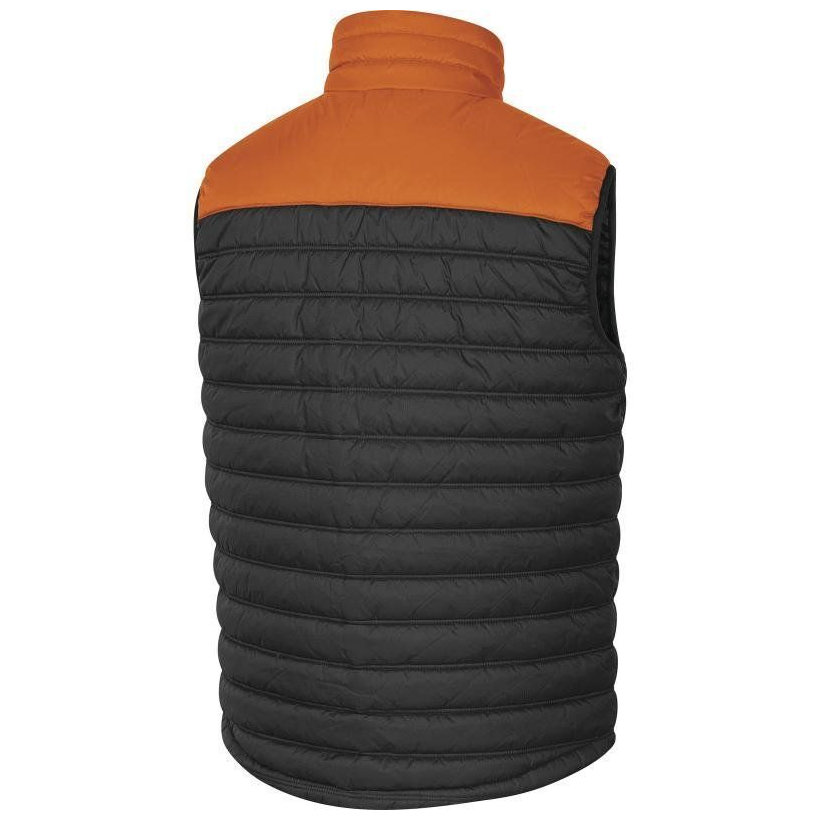 Péřová vesta G-DOON šedo-oranžová XXL