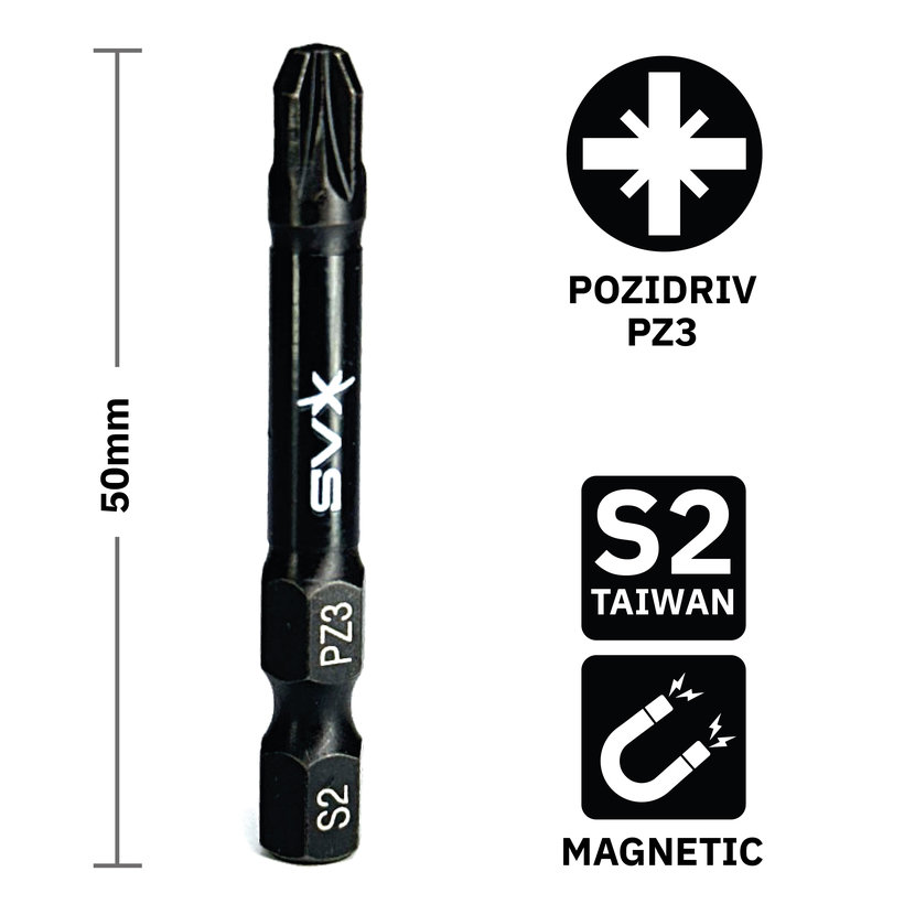 Bit magnetický PZ3x50mm