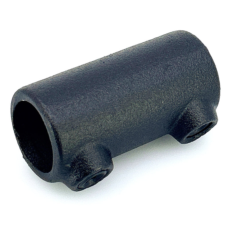 Trubkový konektor 27 mm - černý