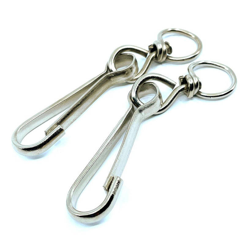 Pružinová karabina s obrtlíkem zn 30mm