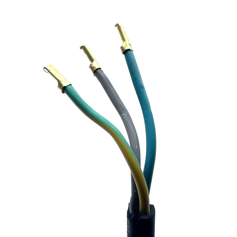 Flexo šňůra 2,5m 3x1 gumová H05RR-F3 černá