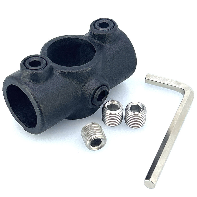 Spojovací článek ve tvaru X 27 mm - černý