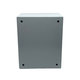 Ocelově-plechová rozvodnice, šedá 200x250x150mm