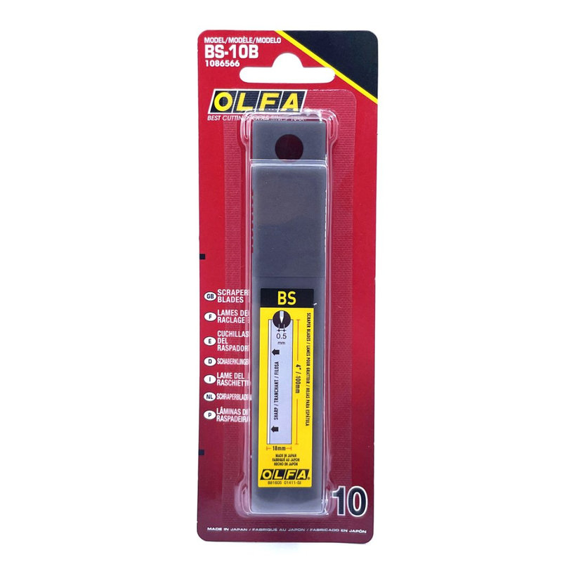 Břity do škrabky černé 18mm