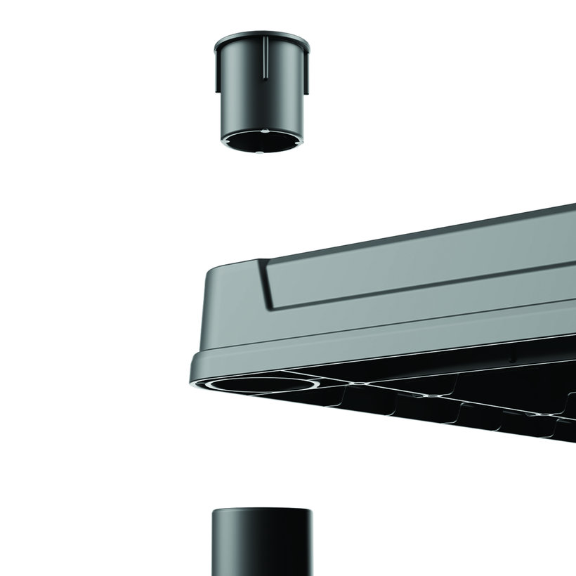 Plastový regál 60×30x92,6cm – 4 police