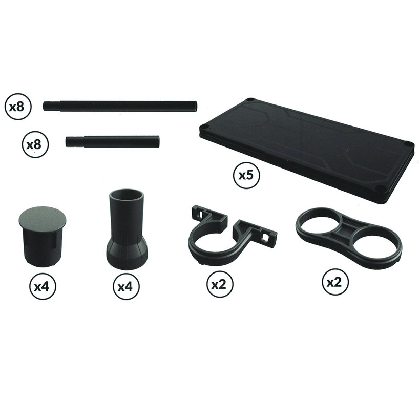 Plastový regál 74×32x134 cm – 5 polic