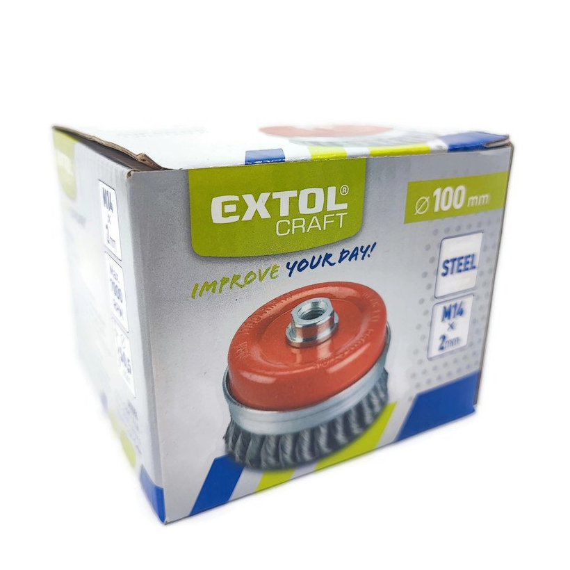 Kartáč hrníčkový copánkový M14-100x0,5mm