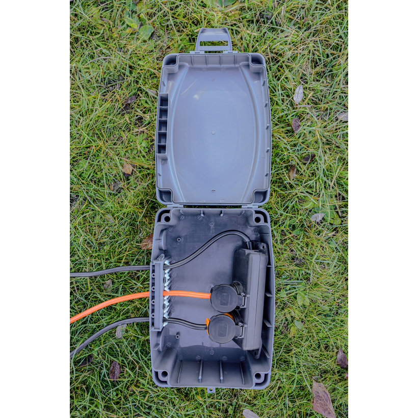 Ochranný exteriérový box IP54 – venkovní skříňka na ochranu zásuvek a kabelových spojů