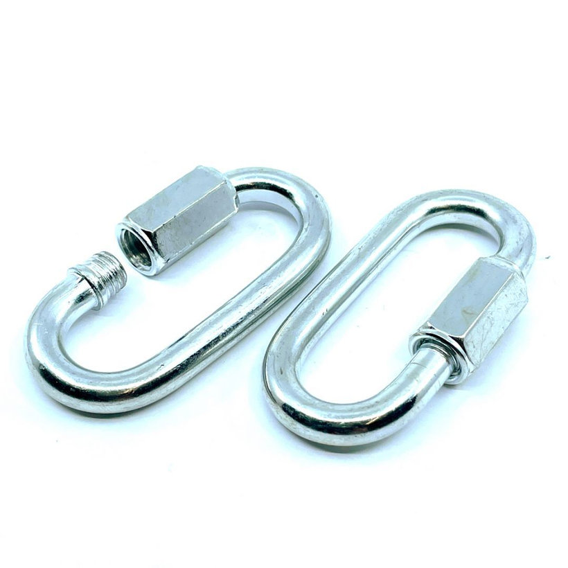 Karabina s maticí pozinkovaná 4 mm