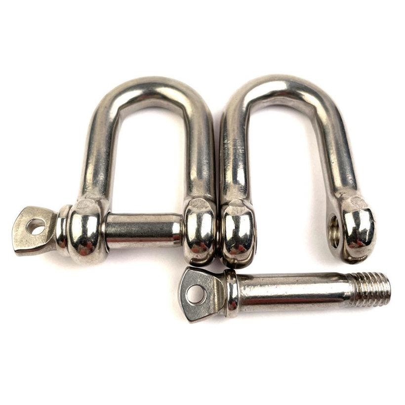 Nerezový zámek řetězu tvar D A4 8mm