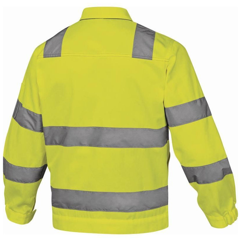 Reflexní pracovní bunda MACH2 HV žlutá M
