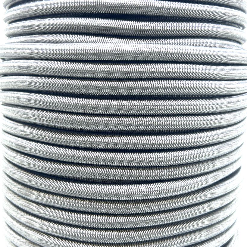 Gumolano s pryžovým jádrem stříbrné PP 8mm