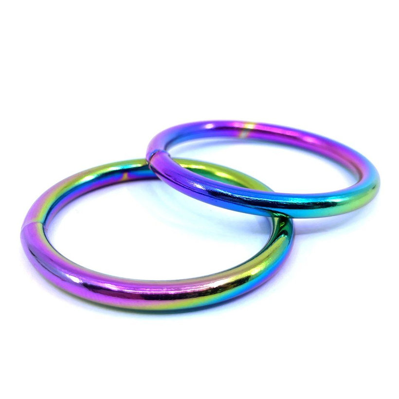Kroužek svařovaný duhový 3x20mm