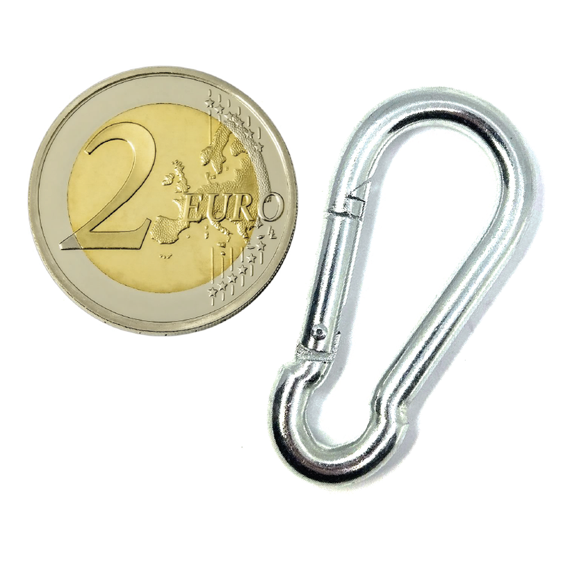 Karabina hasičská pozinkovaná DIN 5299C 4mm