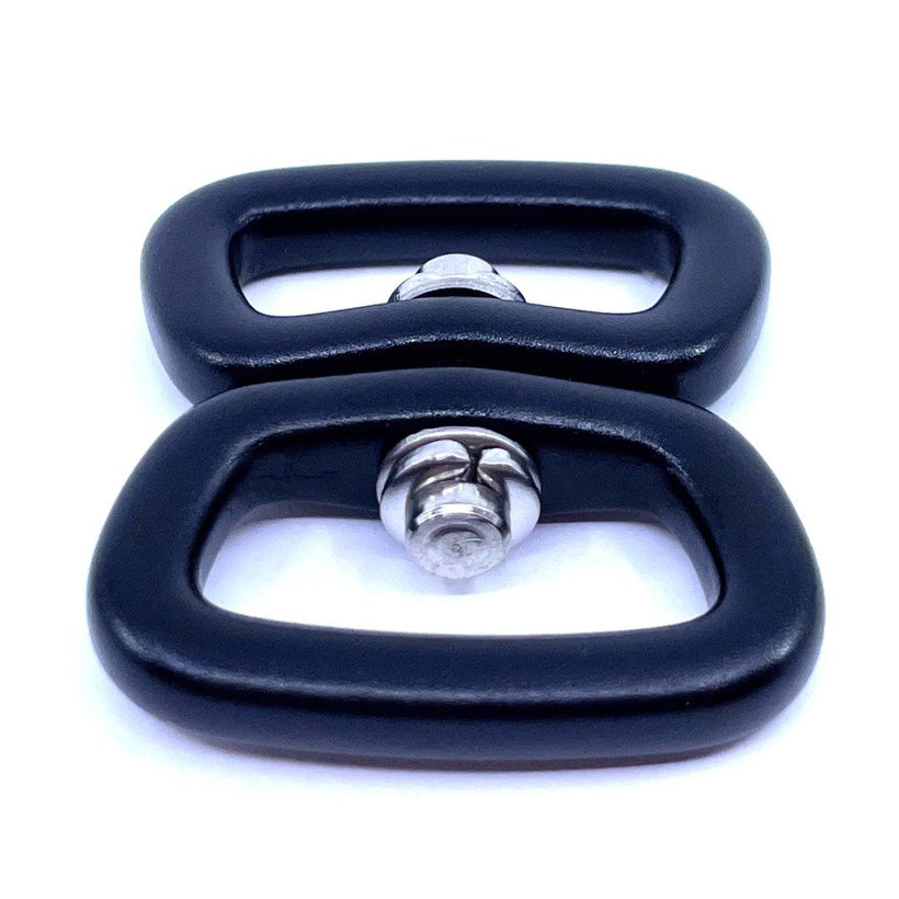 Otočná spojka černá 51x25mm