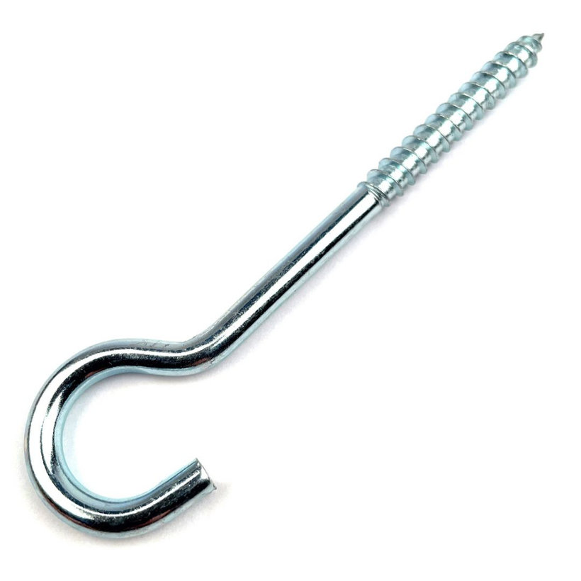 Hák stropní s vrutem Zn 160mm