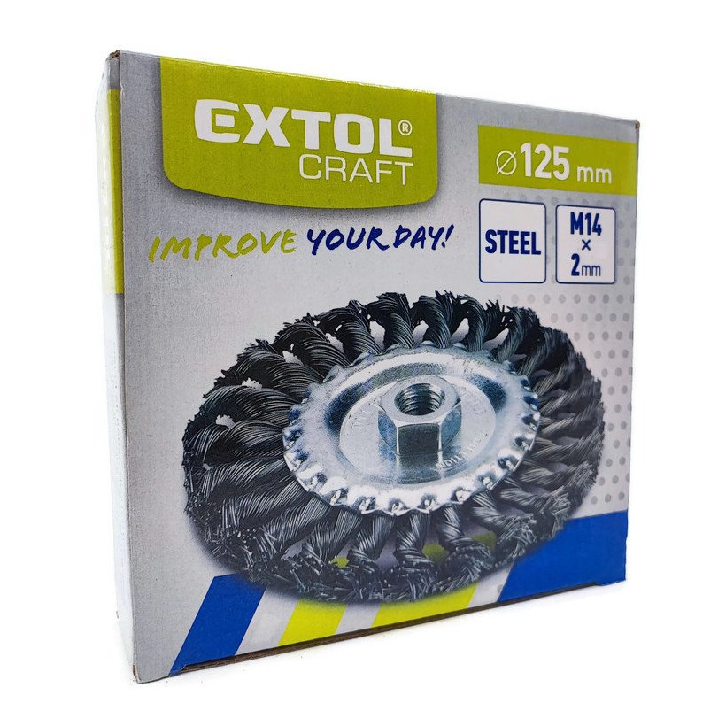 Kartáč okružní copánkový M14-125mm