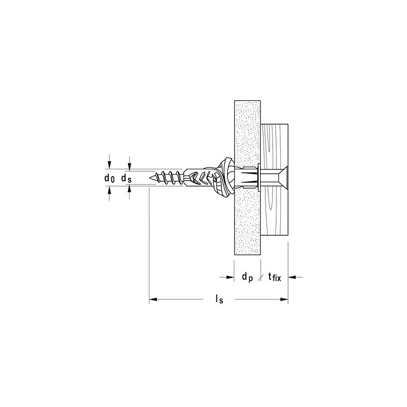 Univerzální hmoždinka UX 5x30mm