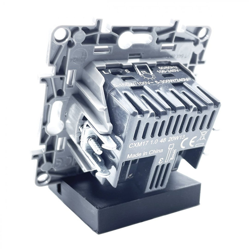 Niloé otočný stmívač bílý