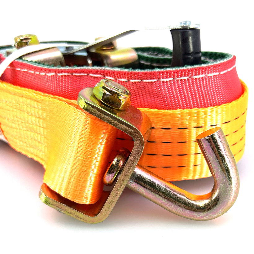 Gurtna na odtahovku s návlekem 4T - 3,5 m + 3 otočné háky