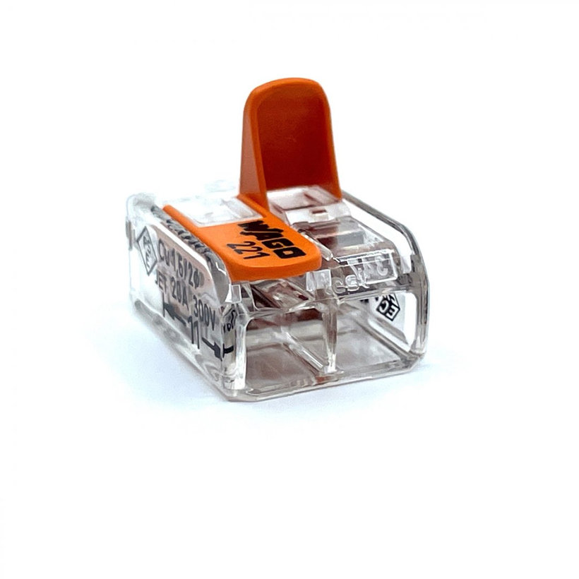 Svorka bezšroubová s páčkou - 2 vodiče