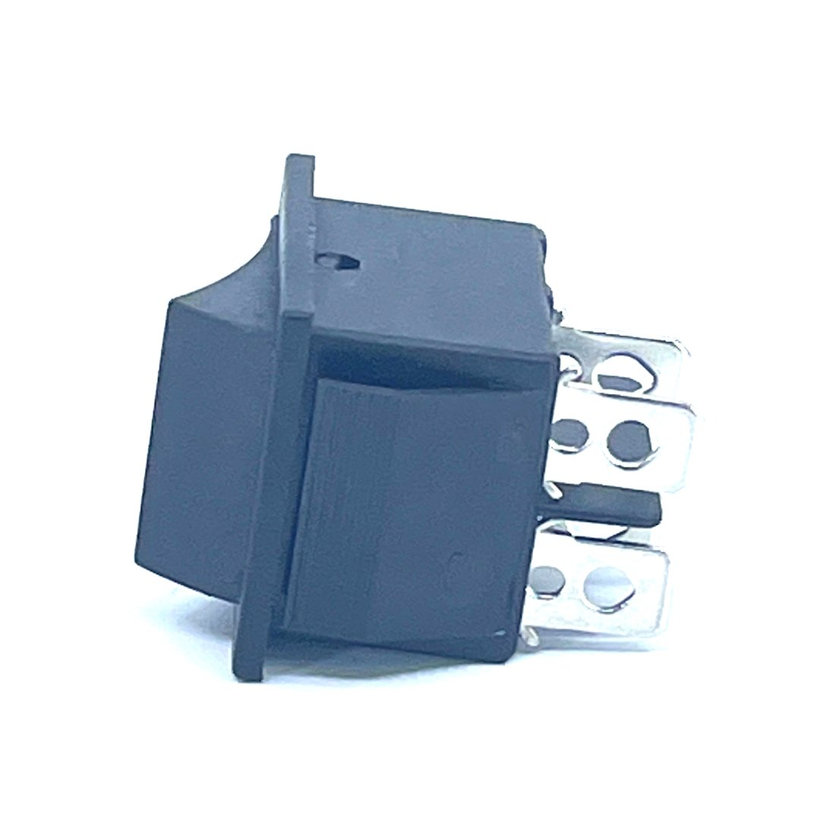 Kolébkový vypínač ON-OFF, 2-poloh. černý, 16A, 250V, 0-I