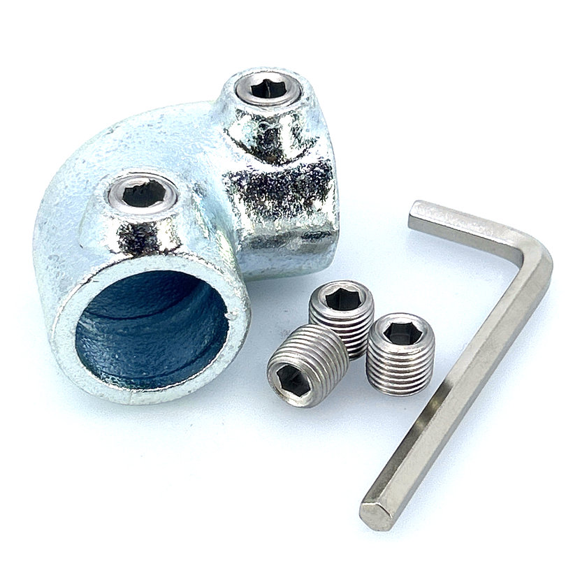 Spojovací článek ve tvaru L 27 mm - pozinkovaný