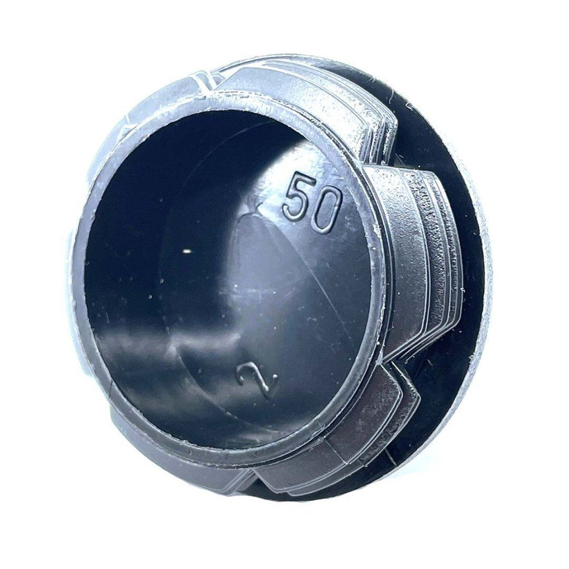 Záslepka kruhová černá 55x1-3mm