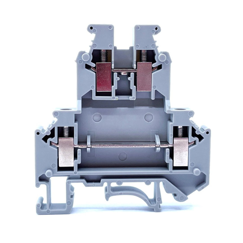 Dvojnásobná řadová svorka pro fázový (L) vodič 4mm²