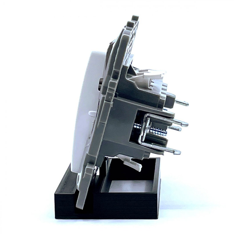 Niloé vypínač č.6+6 bílý