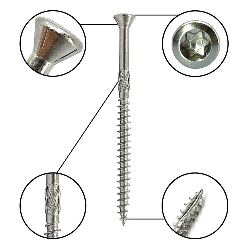 Vrut terasový A2 4x50mm 200ks