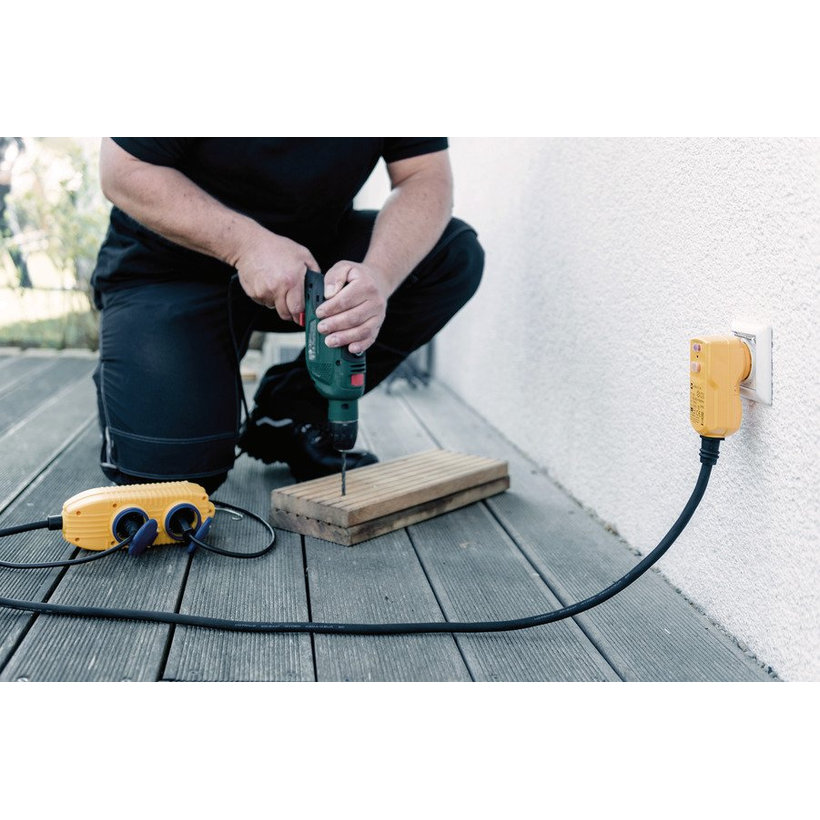 Stavební kabel s blokem PowerBlock 10m